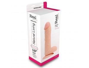 Dildo realistyczne Real Rapture biały 28 cm
