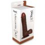 Dildo realistyczne Real Rapture PVC czarny 25 cm - 3