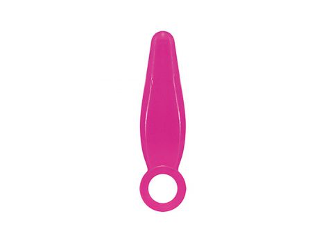 Korek analny palcowy Jammy Jelly Toyz4lovers różowy - 2