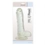 Dildo realistyczne Real Rapture przezroczyste 25 cm - 2