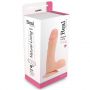 Wibrator realistyczny Real Rapture cielisty 23 cm z pilotem - 2