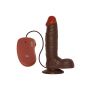Wibrator realistyczny Real Rapture brązowy PVC 21.5 cm - 3