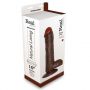 Wibrator-REALISTIC VIBRATOR REAL RAPTURE BROWN 10" - 2
