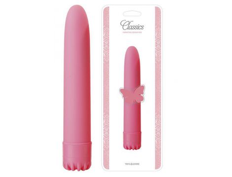 Wibrator klasyczny Classic Vibe Toyz4lovers różowy 20 cm - 3