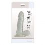 Dildo żelowe Real Rapture transparentne 16 cm - 3