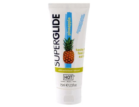 Żel poślizgowy Hot Superglide ananasowy jadalny wodny 75ml