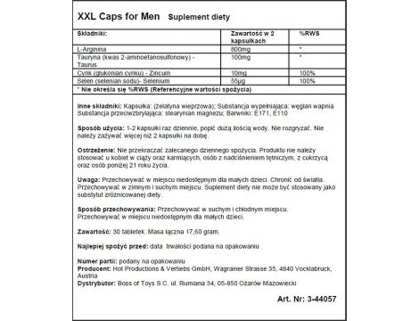 Supl.diety-XXL Caps for Men - 3