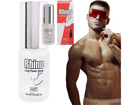 Spray opóźniający wytrysk RHINO Long Power Hot