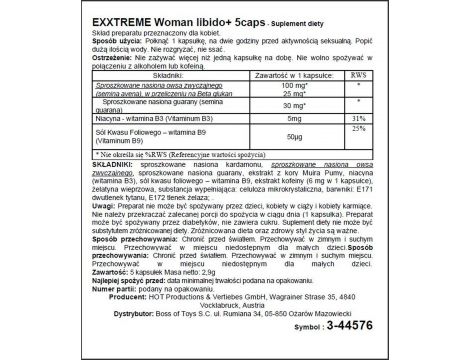 Kapsułki eXXtreme Libido dla kobiet Hot - 2