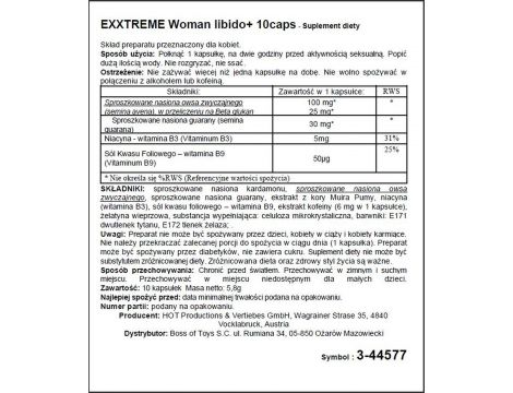Kapsułki eXXtreme Libido dla kobiet Hot - 2