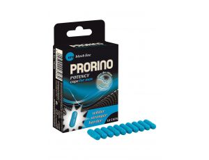Kapsułki na potencję Prorino Men Hot 10 sztuk czarne