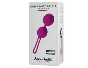 Kulki Geisha Lastic Ball Mini silikonowe liliowe 16,5 cm