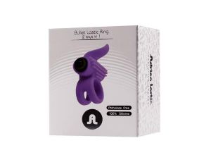 Pierścień-Wibrator - Bullet Lastic Ring.Func:1.Medical Silicon. Violet