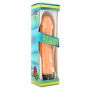 Wibrator realistyczny P Shape No.6 winylowy jasny 18 cm - 5