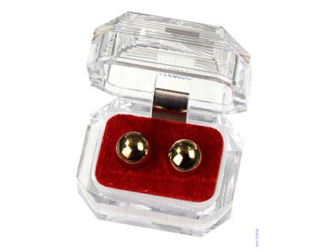 Kulki Ben Wa Seven Creations złote stalowe 1.7 cm - 2