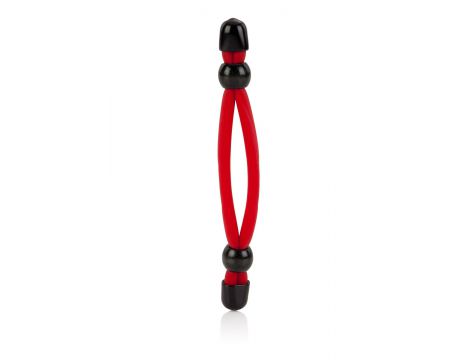 Pierścień erekcyjny regulowany Sean Michaels lateksowy czarny 14 cm - 5