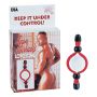 Pierścień erekcyjny regulowany Sean Michaels lateksowy czarny 14 cm - 2