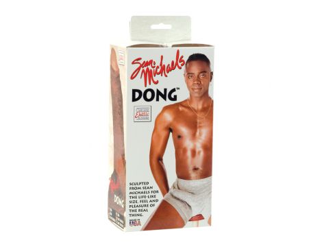 Dildo realistyczne wibrujące Sean Michaels brązowe 15 cm - 2
