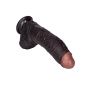 Dildo realistyczne wibrujące Sean Michaels brązowe 15 cm - 9