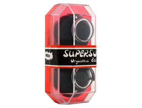 Kulki waginalne supersoft duotone czarne Seven Creations