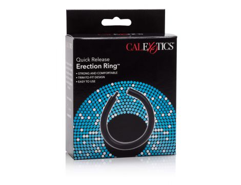 Pierścień erekcyjny Quick Release czarny Calexotics - 3