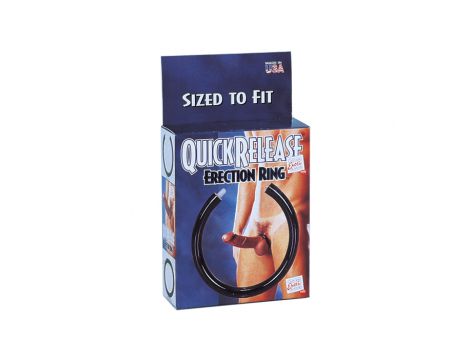 Pierścień erekcyjny Quick Release czarny Calexotics - 2