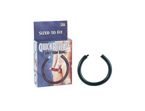 Pierścień erekcyjny Quick Release czarny Calexotics - 4