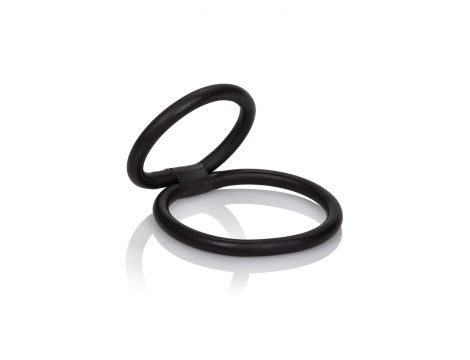 Pierścień erekcyjny gumowy Quick Release Double Helix czarny 6 cm - 5