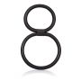 Pierścień erekcyjny gumowy Quick Release Double Helix czarny 6 cm - 2