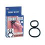 Pierścień erekcyjny gumowy Quick Release Double Helix czarny 6 cm - 3