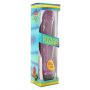 Wibrator żelowy Jelly No.1 fioletowy 21 cm na baterie AA - 4