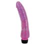 Wibrator żelowy Jelly No.1 fioletowy 21 cm na baterie AA - 5
