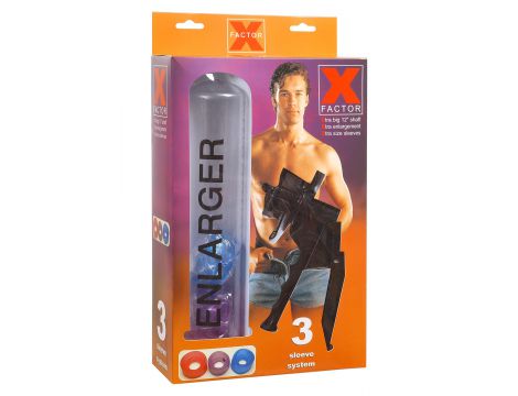 Pompka powiększająca X Factor transparentna 34 cm - 4