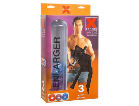 Pompka powiększająca X Factor transparentna 34 cm - 5