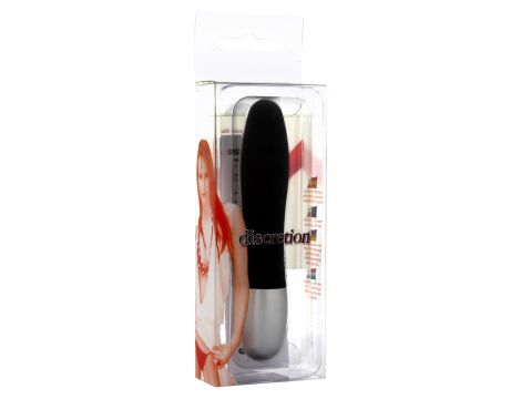 Wibrator mini żebrowany Seven Creations czarny 11 cm - 3
