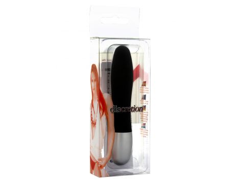 Wibrator mini żebrowany Seven Creations czarny 11 cm - 2