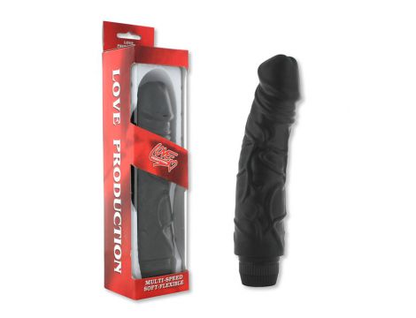 Wibrator realistyczny Pleasures czarny 18 cm - 2
