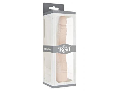 Wibrator realistyczny silikonowy ToyJoy jasny 20 cm - 4
