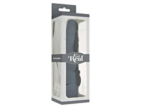 Wibrator silikonowy Classic Stim ToyJoy czarny 22 cm - 4