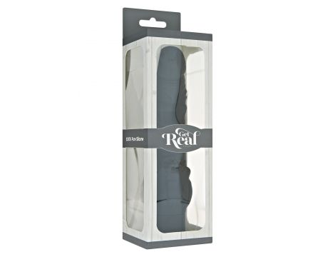 Wibrator silikonowy Classic Stim ToyJoy czarny 22 cm