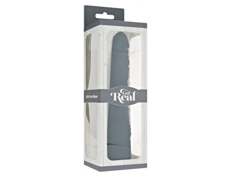 Wibrator silikonowy realistyczny ToyJoy slim czarny 21 cm - 2