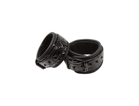 Kajdanki neoprenowe NS Novelties czarne 26 cm - 2