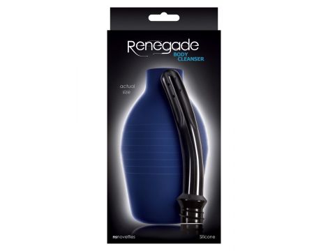 Gruszka analna NS Novelties niebieska PVC 25.6 cm - 4