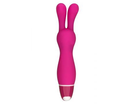 Stymulator silikonowy Vibe Therapy Lapin różowy 13 cm - 2