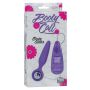 Wibrujący korek analny Booty Call Booty Glider fioletowy 9.5 cm - 2