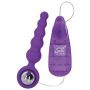Korek analny wibrujący silikonowy Booty Call Booty Shaker fioletowy 10 cm - 3
