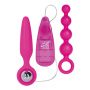 Korek analny wibrujący Booty Call silikonowy różowy 9.5 cm - 3