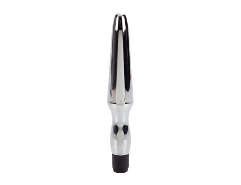 Wibrator analny wodoodporny Calexotics srebrny 16.5 cm - 2