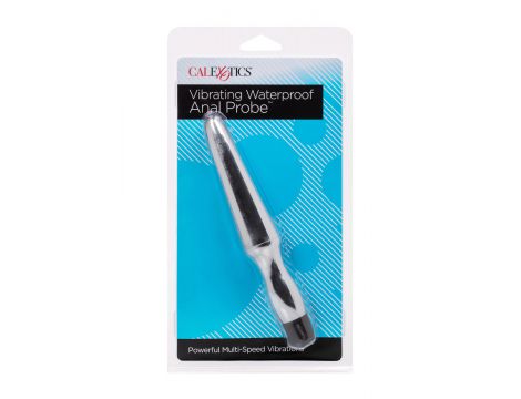 Wibrator analny wodoodporny Calexotics srebrny 16.5 cm - 4