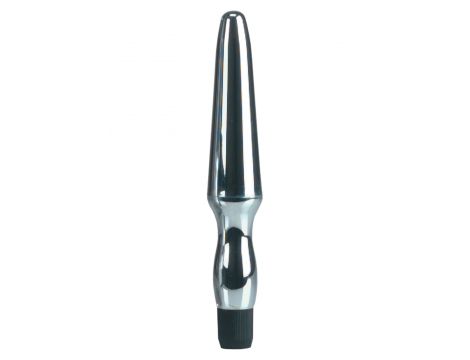 Wibrator analny wodoodporny Calexotics srebrny 16.5 cm - 3